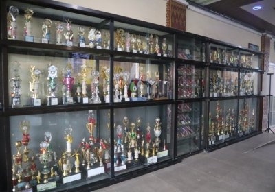 Almari Piala Hasil Kegiatan Lomba